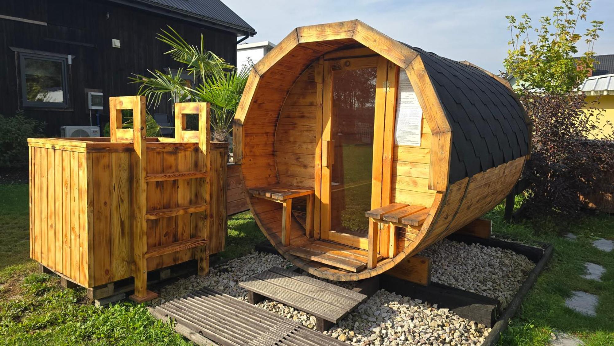 Vip Village Las Woda Rower - Podgrzewany Basen, Balia, Sauna Miedzierza Екстер'єр фото