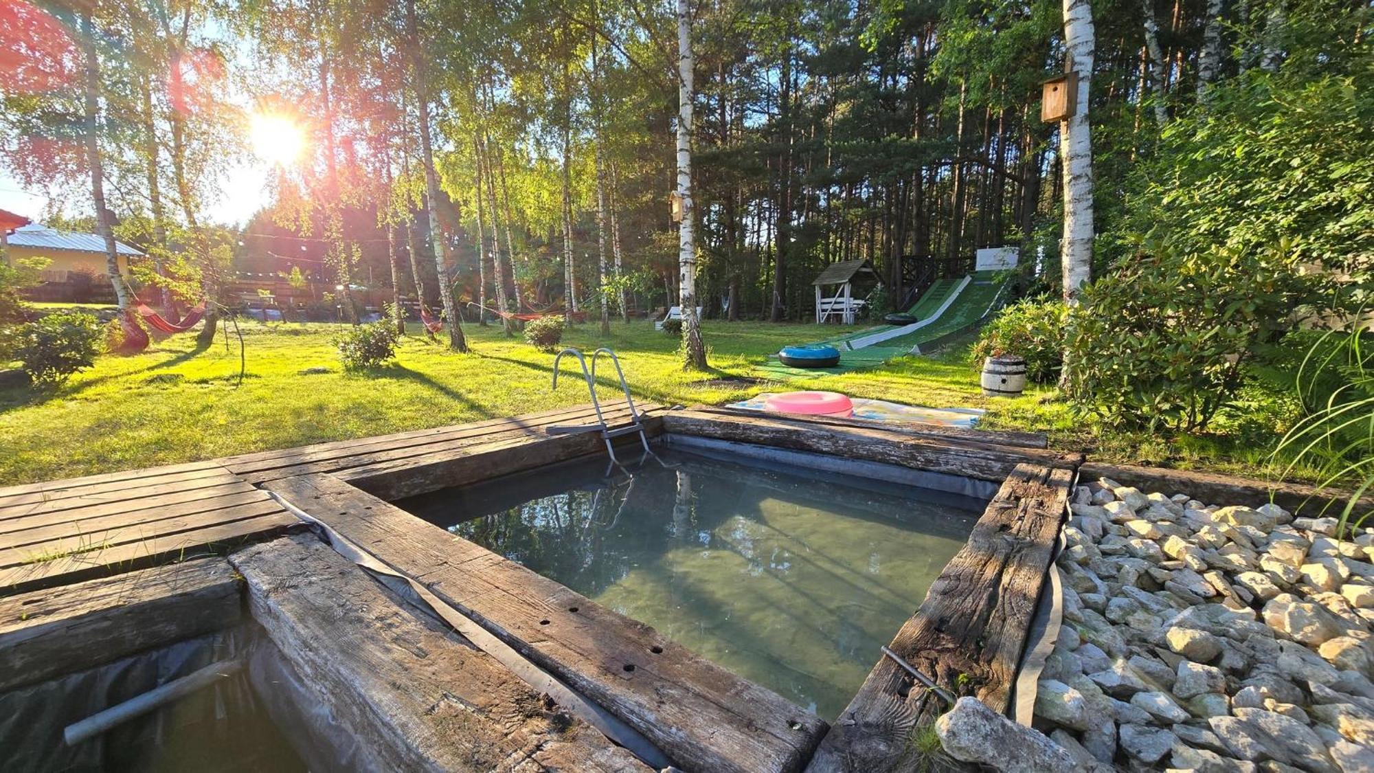 Vip Village Las Woda Rower - Podgrzewany Basen, Balia, Sauna Miedzierza Екстер'єр фото